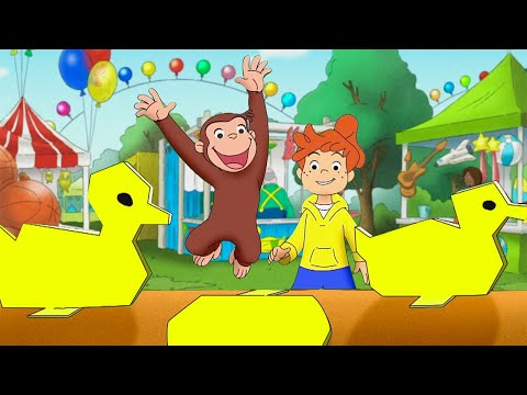 Can You Beat The Carnival Game? 🎡🐵 | Curious George Compilation | Adventure & Play