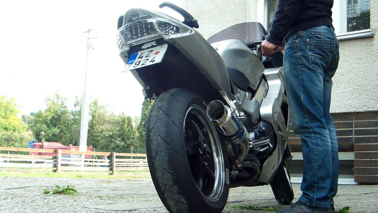 Honda VFR Delkevic exhaust 200mm.