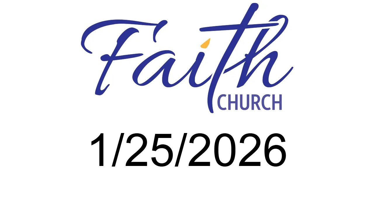 Faith Church PCA Frederick, MD Worship Service Sunday, January 25, 2026
