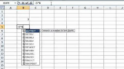 How to enter a formula into an Excel Spreadsheet