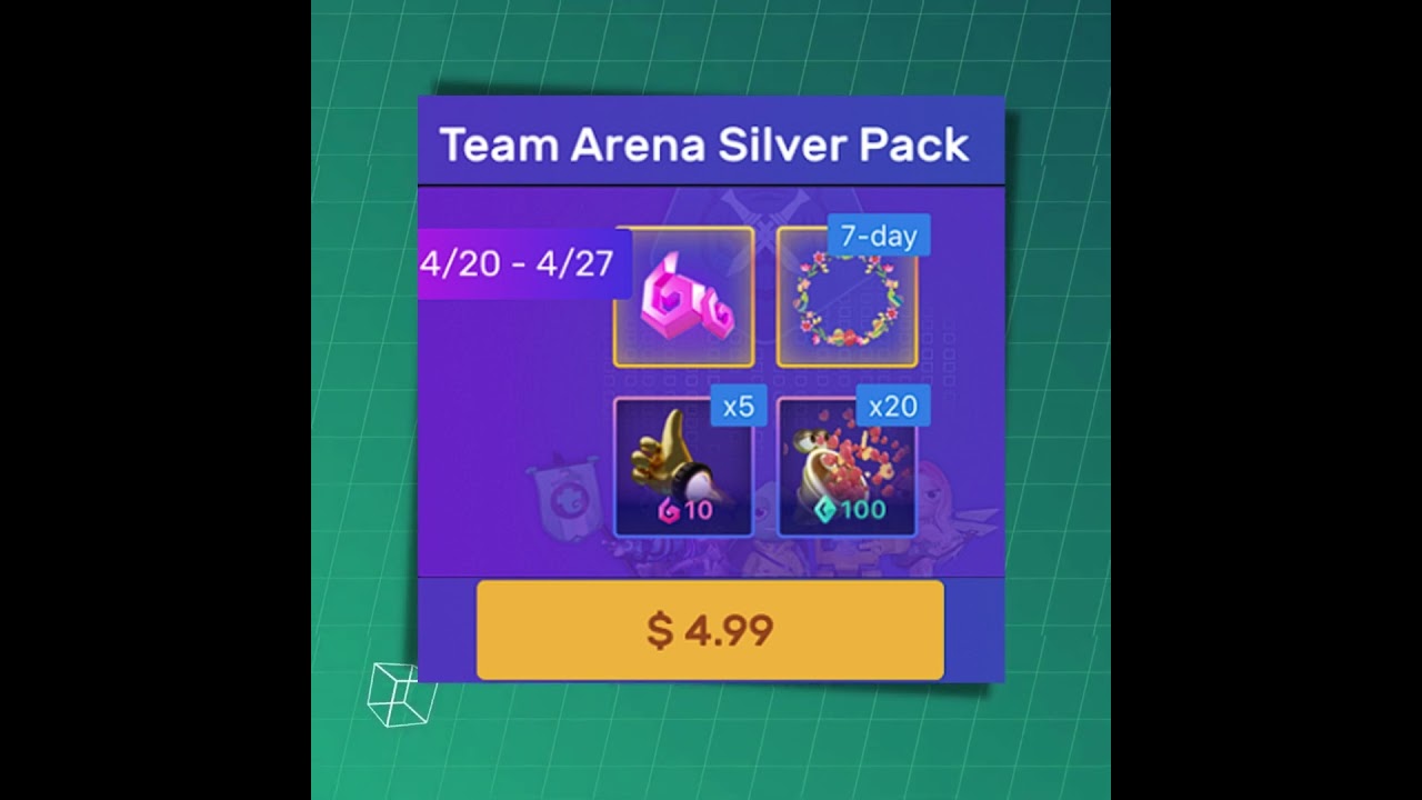 Pacotes de Elixir Exclusivo, Team Arena Silver,  Team Arena Gold Pack