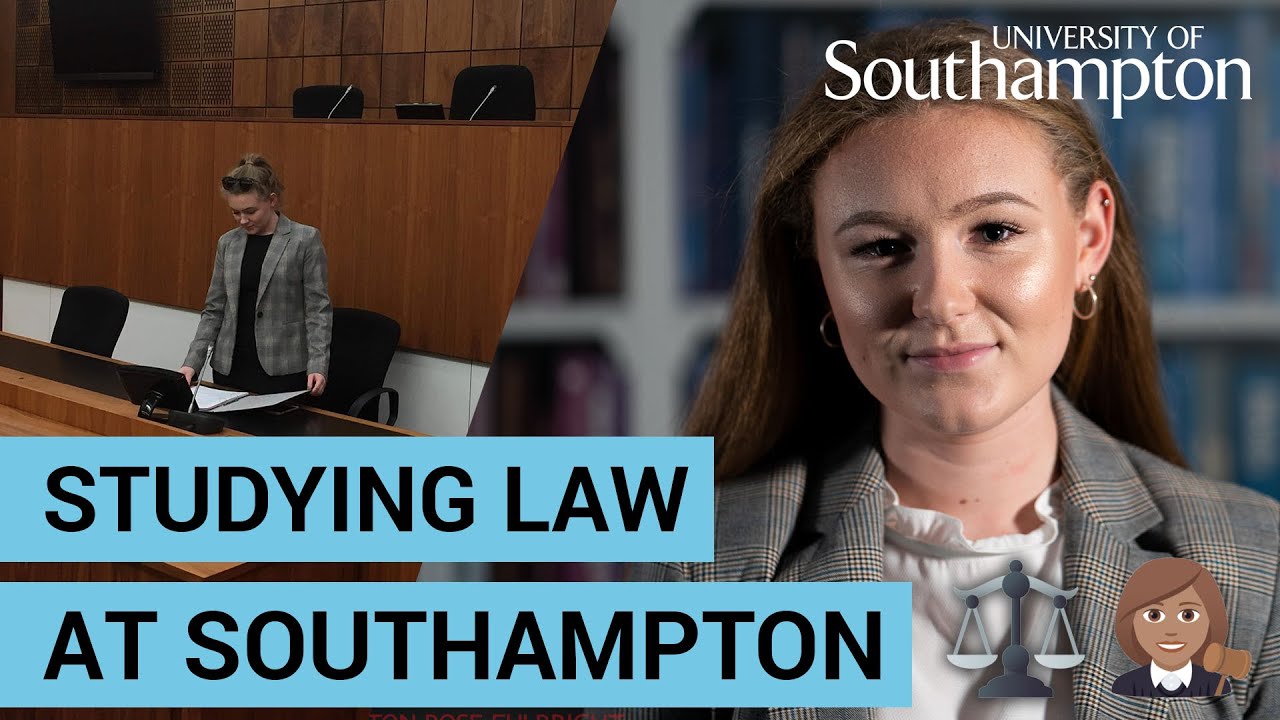 Study Law University of Southampton YouTube