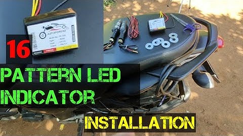 16 pattern hazard flasher installation on Yamaha fzs v3 |  in Malayalam | Mr_Hypershift