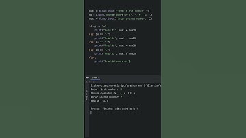 Simple Calculator in Python  | Telugu + English | Learn Input, Operators, if-else | zoneofed #Shorts