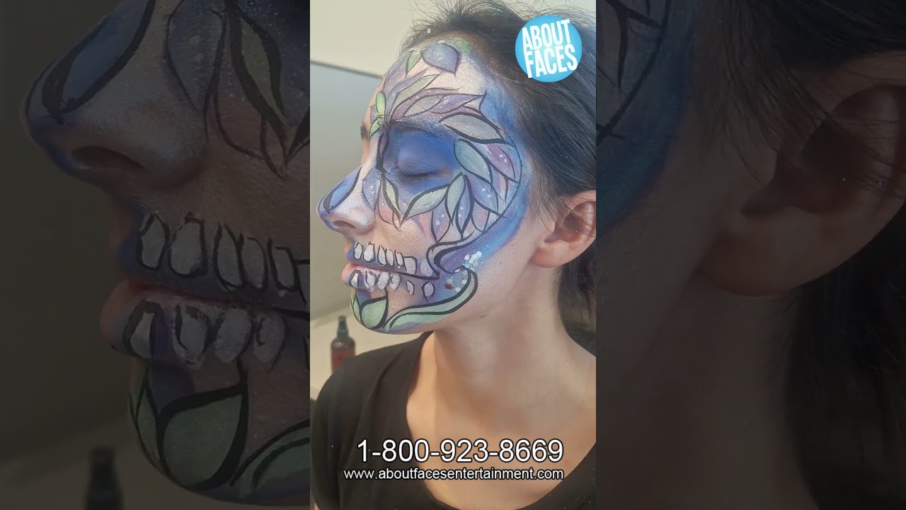 Final Face Paint Design at College Event in Coolidge AZ 🎨 | Nichole M