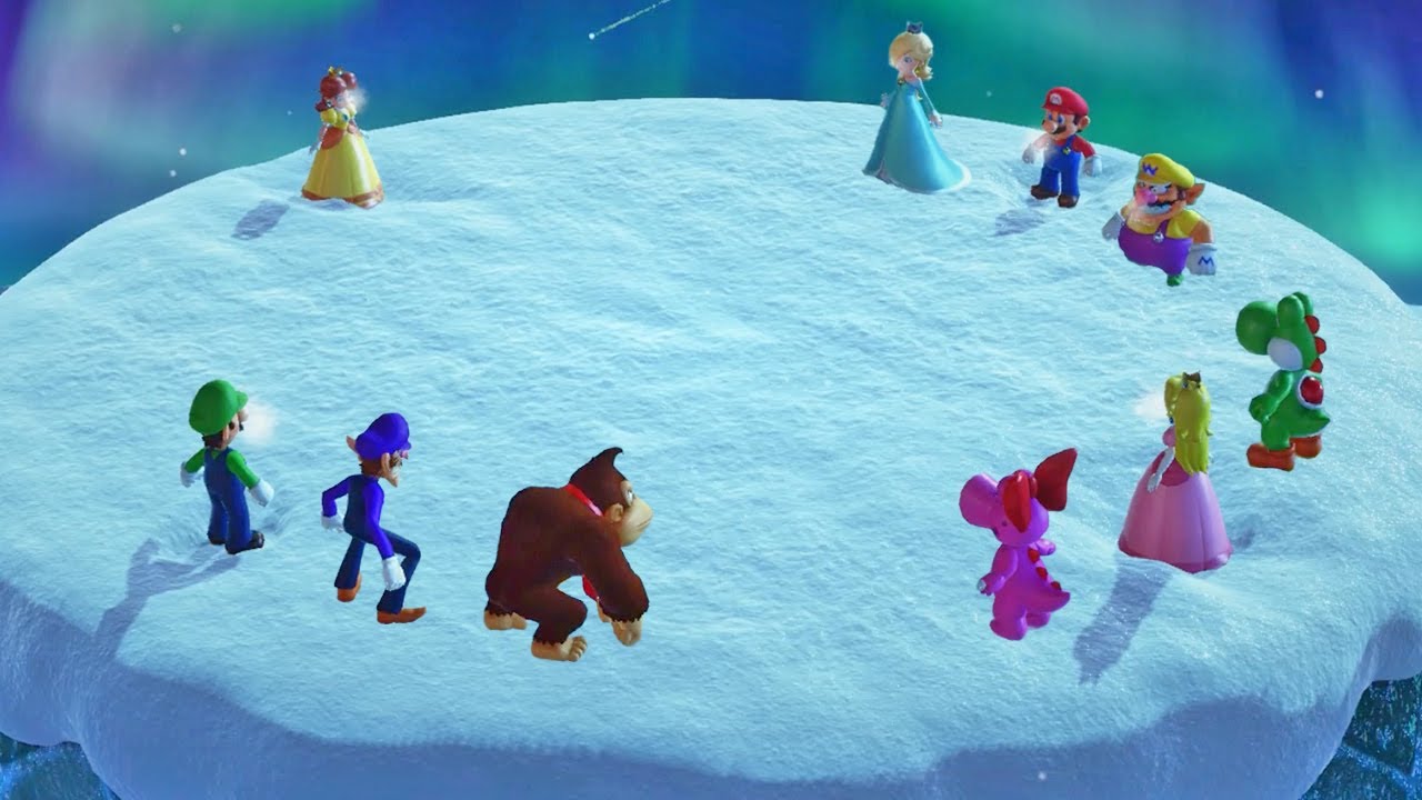 Mario Party Superstars - Daisy vs All Characters Snowball Summit (Master Difficulty)