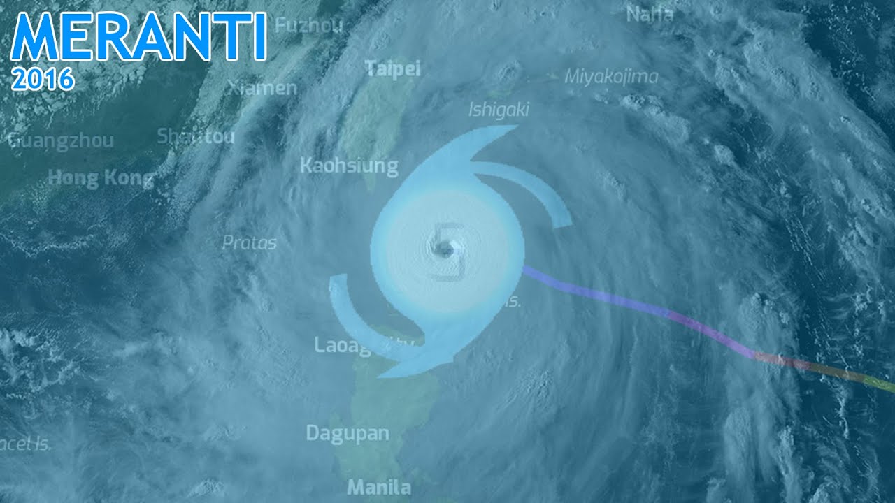 Individual Storm Tracks: Typhoon Meranti (