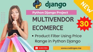 #30 Filter By Price Range In Python Django #multivendor #python3 #ecommerce
