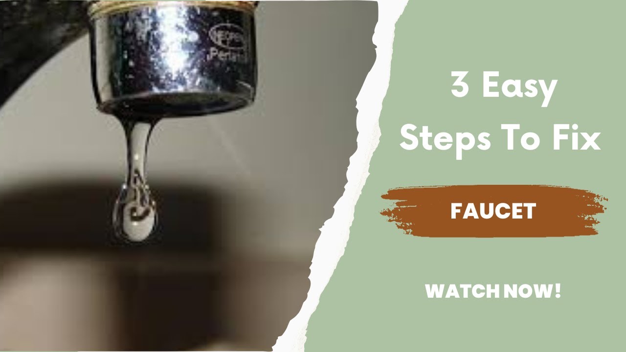 Easy way to fix faucet YouTube
