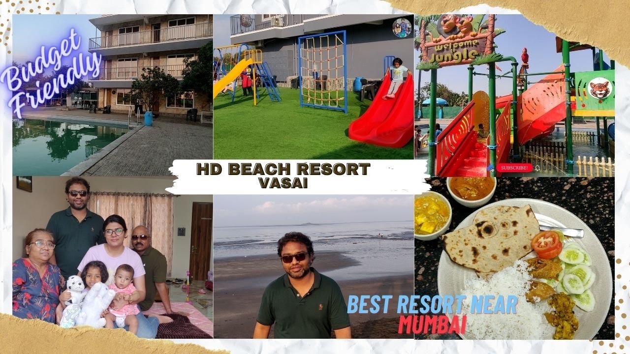 VLOG46 | HD Beach Resort Vasai | Water Park | Budget Friendly | Luxury | Food | Games & Pool | Kids