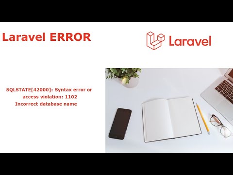 SQLSTATE[42000]: Syntax error or access violation: 1102 Incorrect database name