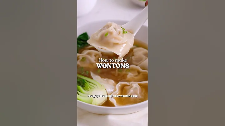 Easy Homemade Wontons 🥟