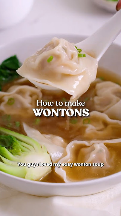 Easy Homemade Wontons 🥟