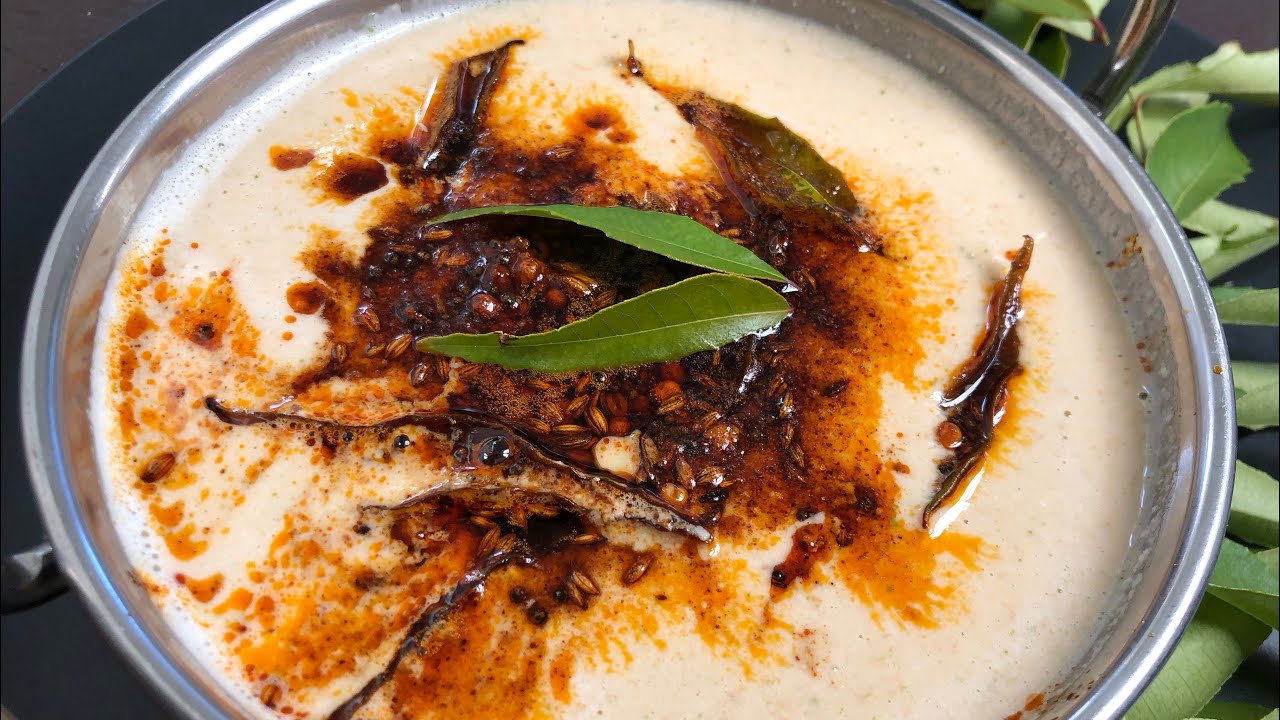 Coconut & Peanut Chutney Recipe Special Southern Indian Chutney
