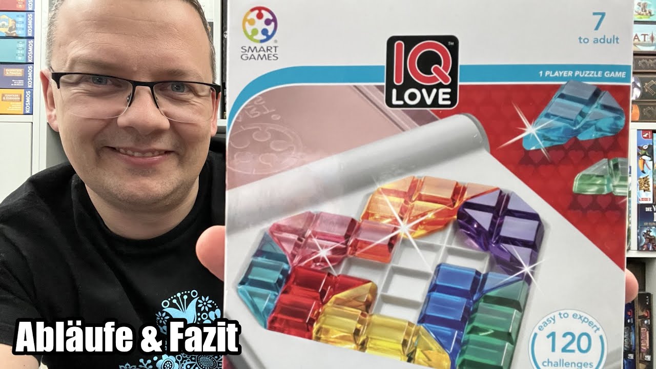 IQ Love (Smart Games) - Logikspiel als Herz mit 120 Aufgaben - perfekt auch als Geschenk!