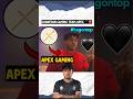 Jonathan Announce Team 😳 Apex Gaming 🖤😱 #shorts #jonathan #apexgaming #tagontop #blackontop