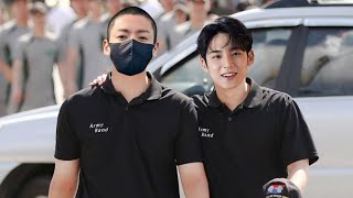 Wow! The 97 Line gang visits Jungkook at the military camp