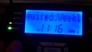 Required Weekly Test Scrolls on my Radios