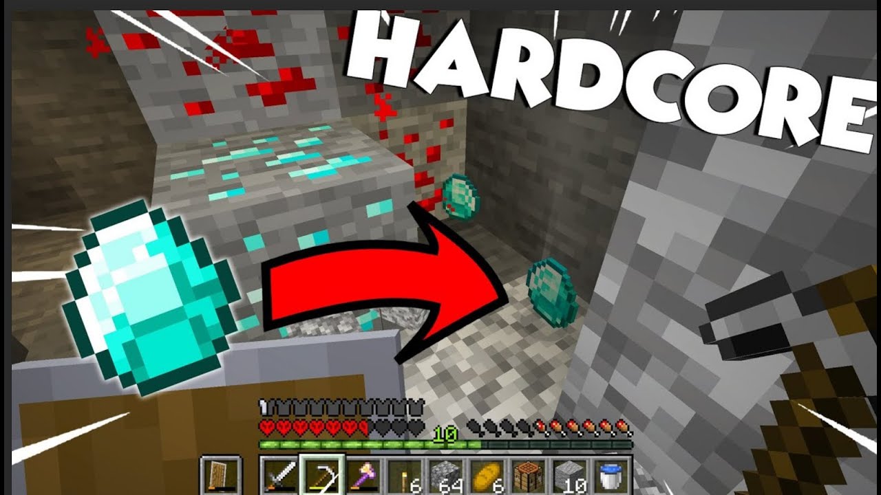 finding diamond in hardcore? | Minecraft hardcore part 3 - YouTube
