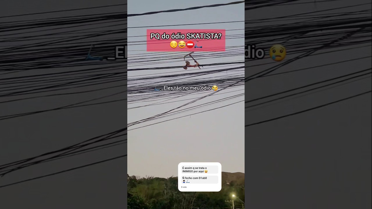Todo skatista odeia isso? Skate 🆚 Patinete: o v&ocirc;o...