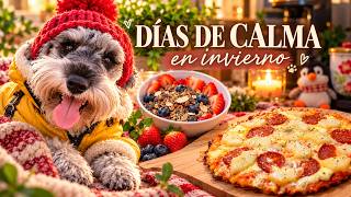 Un día acogedor en Uruguay | Pizza casera y honguitos de chocolate🍕🍄