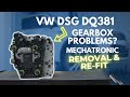 Volkswagen tiguan dsg  dq381  removal and fitting