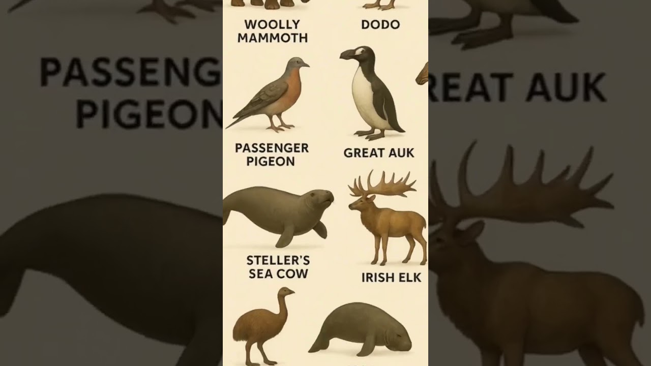 Extinct Irish elk 