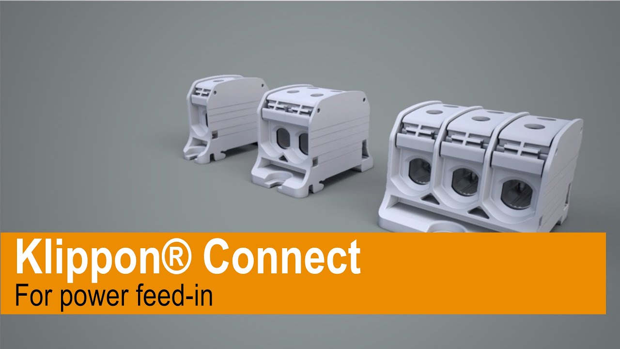 Klippon® Connect-Power feed-in terminal blocks - Reliable and efficient power supply