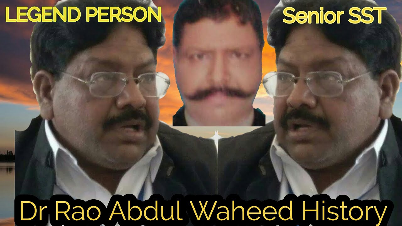 Dr Rao Abdul Waheed | Dr Rao | EvernewTraders | Senior SST | Researcher ...