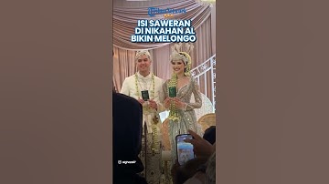 BONGKAR ISI Saweran Fantastis Nikahan Al & Alyssa yang Bikin Melongo, Ada Uang Dollar