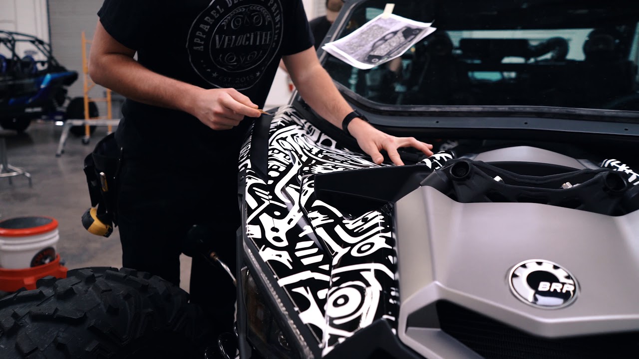 Sharpie print UTV Vinyl Wrap! YouTube