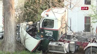 Route 422 crash scene in Annville Township