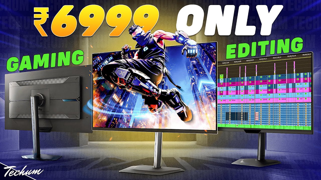 Top 5 Best Monitor Under 7000🔥Gaming, Editing, Productivity🔥Best Monitors Under 7000 In India 2024