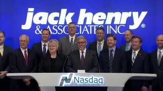 Jack Henry & Associates Rings NASDAQ Opening Bell for 40th Anniversary