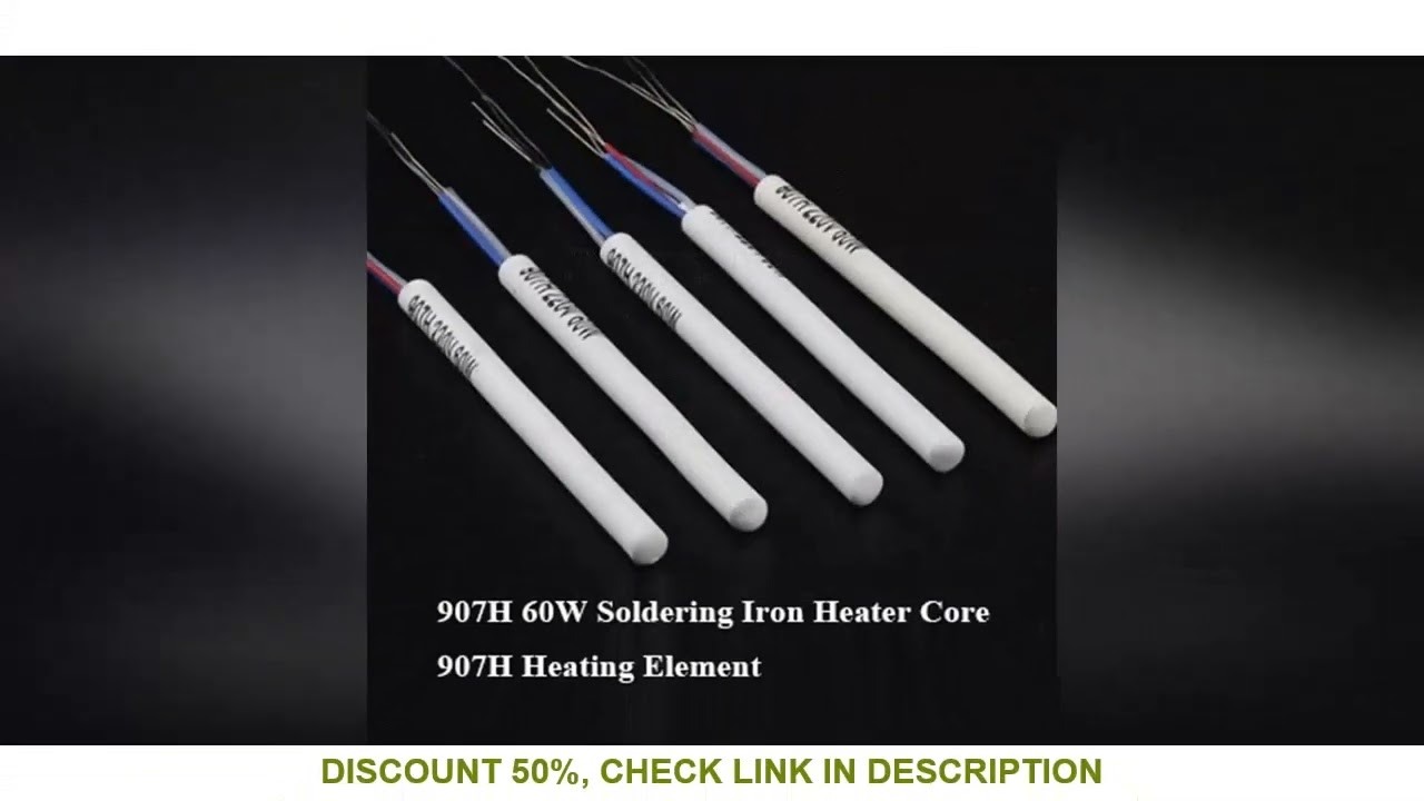 New 907H 60W Soldering Iron Heater Core 230/110V Ceramics 907H Heating Element 200-480? 4 Wire Adapt