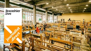 Leren handweven in uniek weefatelier met +120 getouwen in CVO Gent met reporter Lies Fauconnier