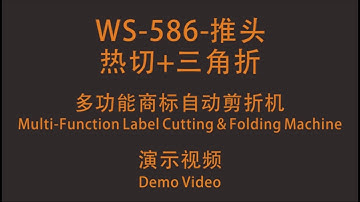 WS 586 Cutting Machine  - Mitre Fold
