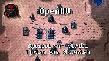 Synapol v Yuruki | Skirmish Conquest on Tyrian Sun | OpenHV (Hard Vacuum)