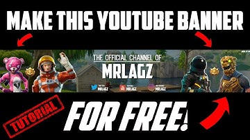 Make a Fortnite Themed Banner FOR FREE! Tutorial