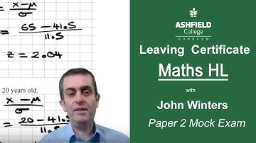 Leaving Certificate HL Maths Paper 2 Live Stream
