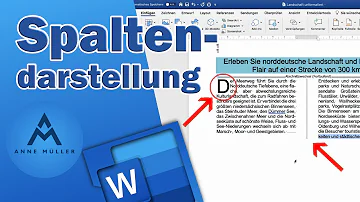 Wie fügt man Spalten in Word ein?