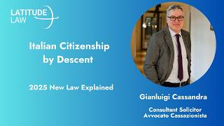 Italian Citizenship by Descent: 2025 New Law Explained