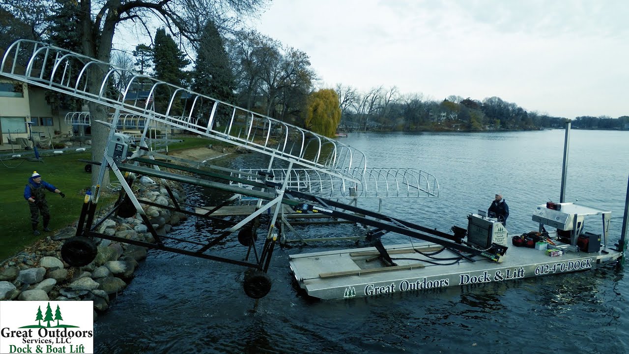 GreatOutdoors Dock & Lift Removal YouTube