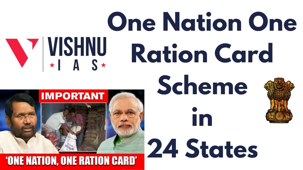 One Nation One Ration Card Scheme in 24 States
