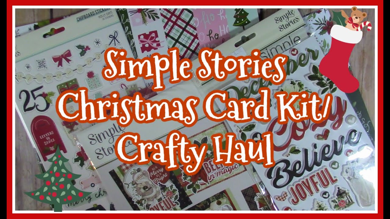 Simple Stories Christmas Card Kit & Collective Crafty Haul