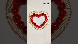 Best Out Of Waste Matchsticks Wall Hanging Crafts #shorts #diy #craft #wallhanging #youtubeshorts