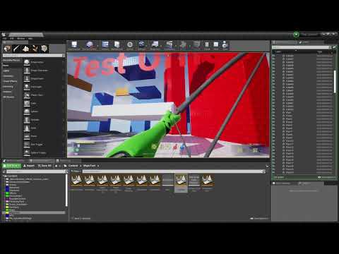 Unreal Engine 4 WIP #04 - Climb With Weapon