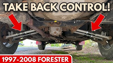 How to Install Whiteline Rear Control Arms on a Subaru Forester (1st & 2nd Gen)