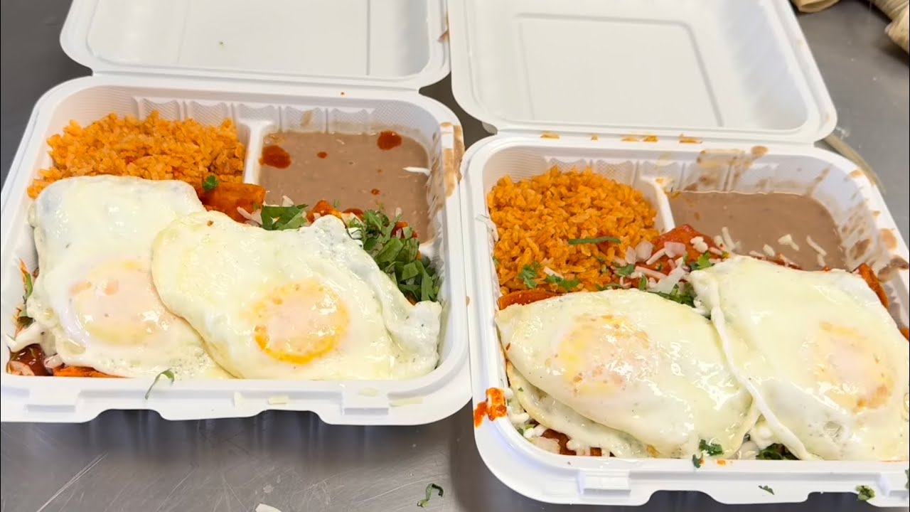 CHILAQUILES DEL CAMAROGRAFO ES SU ESPECIALIDAD Y TAMALES DE COLIFLOR @taquerialabonita9859 