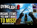 Dying Light 2 - Insane MANTIS BLADES Cyberpunk Weapon, Finger Blaster & Best Missable Items!